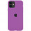 Чехол Silicone Case Full Protective (AA) для Apple iPhone 11 (6.1) - Фиолетовый / Grape