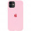 Чехол Silicone Case Full Protective (AA) для Apple iPhone 11 (6.1) - Розовый / Light pink