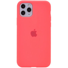 Custodia Silicone Case Full Protective (AA) per Apple iPhone 11 Pro Max (6.5) - Rosa / Flamingo