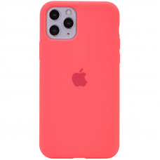 Чехол Silicone Case Full Protective (AA) для Apple iPhone 11 Pro Max (6.5) - Розовый / Flamingo