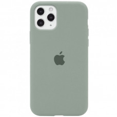 Чехол Silicone Case Full Protective (AA) для Apple iPhone 11 Pro Max (6.5) - Серый / Mist Blue