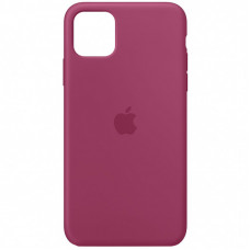 Чехол Silicone Case Full Protective (AA) для Apple iPhone 11 Pro Max (6.5) - Малиновый / Pomegranate