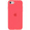 Чехол Silicone Case Full Protective (AA) для Apple iPhone SE (2020) - Арбузный / Watermelon red