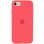 Чехол Silicone Case Full Protective (AA) для Apple iPhone SE (2020) - Арбузный / Watermelon red