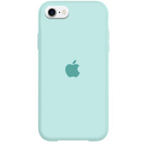 Чохол Silicone Case Full Protective (AA) для Apple iPhone SE (2020) - Бірюзовий / Turquoise