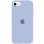 Чехол Silicone Case Full Protective (AA) для Apple iPhone SE (2020) - Голубой / Lilac Blue