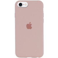 Чохол Silicone Case Full Protective (AA) для Apple iPhone SE (2020) - Рожевий / Pink Sand