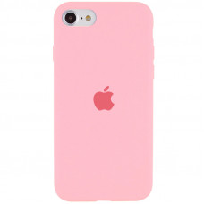 Чехол Silicone Case Full Protective (AA) для Apple iPhone SE (2020) - Розовый / Pink