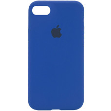 Чехол Silicone Case Full Protective (AA) для Apple iPhone SE (2020) - Синий / Royal blue