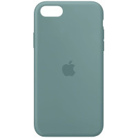 Чехол Silicone Case Full Protective (AA) для Apple iPhone SE (2020) - Зеленый / Cactus