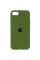 Чехол Silicone Case Full Protective (AA) для Apple iPhone SE (2020) - Зеленый / Dark Olive