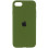 Чехол Silicone Case Full Protective (AA) для Apple iPhone SE (2020) - Зеленый / Dark Olive