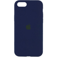 Чехол Silicone Case Full Protective (AA) для Apple iPhone SE (2020) - Синий / Deep navy