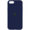 Чехол Silicone Case Full Protective (AA) для Apple iPhone SE (2020) - Синий / Deep navy