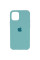 Чохол Silicone Case Full Protective (AA) для Apple iPhone 12 Pro / 12 (6.1) - Бірюзовий / Marine Green - фото