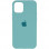 Чохол Silicone Case Full Protective (AA) для Apple iPhone 12 Pro / 12 (6.1) - Бірюзовий / Marine Green