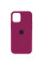 Чехол Silicone Case Full Protective (AA) для Apple iPhone 12 Pro / 12 (6.1) - Бордовый / Maroon - фото