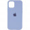 Чохол Silicone Case Full Protective (AA) для Apple iPhone 12 Pro / 12 (6.1) - Блакитний / Lilac Blue