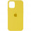 Чехол Silicone Case Full Protective (AA) для Apple iPhone 12 Pro / 12 (6.1) - Желтый / Yellow