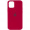 Чохол Silicone Case Full Protective (AA) для Apple iPhone 12 Pro / 12 (6.1) - Червоний / Rose Red