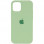 Чохол Silicone Case Full Protective (AA) для Apple iPhone 12 Pro / 12 (6.1) - М'ятний / Mint