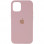 Чохол Silicone Case Full Protective (AA) для Apple iPhone 12 Pro / 12 (6.1) - Рожевий / Pink Sand