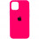 Чехол Silicone Case Full Protective (AA) для Apple iPhone 12 Pro / 12 (6.1) - Розовый / Barbie pink