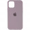 Чохол Silicone Case Full Protective (AA) для Apple iPhone 12 Pro / 12 (6.1) - Сірий / Lavender