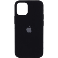 Чохол Silicone Case Full Protective (AA) для Apple iPhone 12 Pro / 12 (6.1) - Чорний / Black