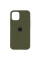 Чехол Silicone Case Full Protective (AA) для Apple iPhone 12 Pro / 12 (6.1) - Зеленый / Dark Olive - фото