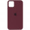 Чохол Silicone Case Full Protective (AA) для Apple iPhone 12 Pro / 12 (6.1) - Бордовий / Plum