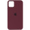 Чехол Silicone Case Full Protective (AA) для Apple iPhone 12 Pro / 12 (6.1) - Бордовый / Plum