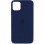 Чохол Silicone Case Full Protective (AA) для Apple iPhone 12 Pro / 12 (6.1) - Синій / Deep navy