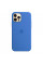 Чехол Silicone Case Full Protective (AA) для Apple iPhone 12 Pro / 12 (6.1) - Синий / Capri Blue - фото