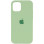 Чехол Silicone Case Full Protective (AA) для Apple iPhone 12 Pro Max (6.7) - Мятный / Mint