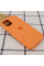 Чехол Silicone Case Full Protective (AA) для Apple iPhone 12 Pro Max (6.7) - Оранжевый / Papaya - фото