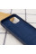 Чехол Silicone Case Full Protective (AA) для Apple iPhone 12 Pro Max (6.7) - Темный Синий / Midnight Blue - фото