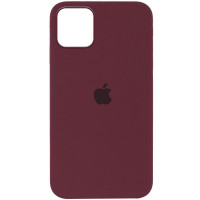 Чехол Silicone Case Full Protective (AA) для Apple iPhone 12 Pro Max (6.7) - Бордовый / Plum