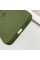 Чехол Silicone Case Full Protective (AA) для Apple iPhone 13 Pro Max (6.7) - Зеленый / Dark Olive - фото