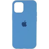 Чохол Silicone Case Full Protective (AA) для Apple iPhone 13 Pro (6.1) - Блакитний / Cornflower