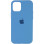 Чехол Silicone Case Full Protective (AA) для Apple iPhone 13 (6.1) - Голубой / Cornflower
