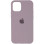 Чехол Silicone Case Full Protective (AA) для Apple iPhone 13 (6.1) - Серый / Lavender