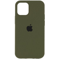 Чохол Silicone Case Full Protective (AA) для Apple iPhone 14 Pro (6.1) - Зелений / Dark Olive