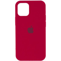 Чехол Silicone Case Full Protective (AA) для Apple iPhone 14 Pro (6.1) - Красный / Rose Red