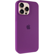 Чехол Silicone Case Full Protective (AA) для Apple iPhone 14 Pro (6.1) - Фиолетовый / Grape