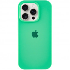 Чохол Silicone Case Full Protective (AA) для Apple iPhone 15 Pro (6.1) - Зелений / Spearmint