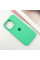 Чохол Silicone Case Full Protective (AA) для Apple iPhone 15 Pro (6.1) - Зелений / Spearmint - фото