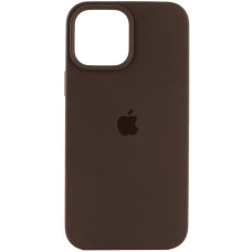 Чехол Silicone Case Full Protective (AA) для Apple iPhone 15 Pro (6.1) - Темно-коричневый / Umber