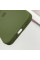 Чехол Silicone Case Full Protective (AA) для Apple iPhone 15 Pro Max (6.7) - Зеленый / Dark Olive - фото