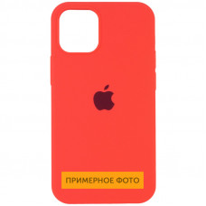 Чехол Silicone Case Full Protective (AA) для Apple iPhone 16 (6.1) - Арбузный / Watermelon red